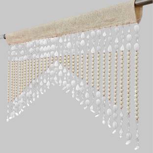 DreamWeave 60 cm (2 ft) Door PVC Semi Transparent Curtain Single Curtain