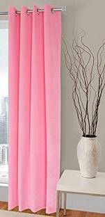 Thundershoppe 243.84 cm (8 ft) Door Velvet Blackout Curtain Single Curtain