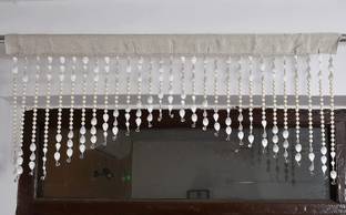 Zepham 60.96 cm (2 ft) Polycotton Semi Transparent Door Curtain Single Curtain