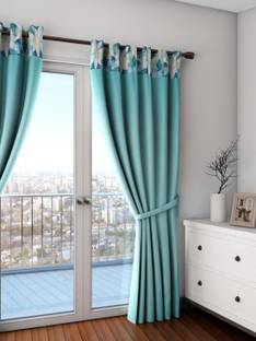 SWAYAM 228.6 cm (8 ft) Polyester Door Curtain Single Curtain