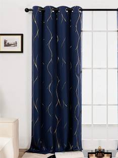 Urban Space 244 cm (8 ft) Long Door Polyester Blackout Curtain Single Curtain