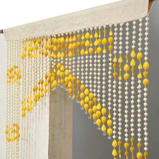 GOYTEX 274.32 cm (9 ft) Long Door PVC Semi Transparent Curtain Single Curtain