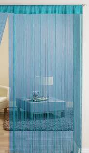 Handloomwala 274 cm (9 ft) Long Door Polyester Transparent Curtain Single Curtain