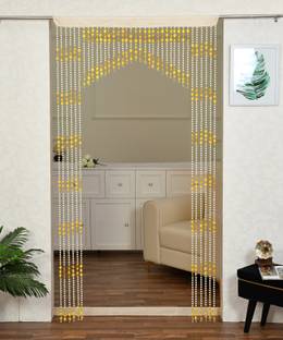 YUKANY 274 cm (9 ft) PVC Semi Transparent Long Door Curtain Single Curtain