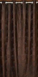 Shivkirpa 213 cm (7 ft) Door Polyester Semi Transparent Curtain Single Curtain