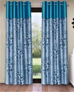 Fashion String 153 cm (5 ft) Polyester Semi Transparent Window Curtain (Pack Of 2)