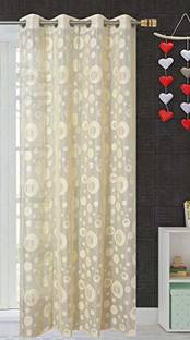 Brand Roots 154 cm (5 ft) Polyester Semi Transparent Window Curtain Single Curtain