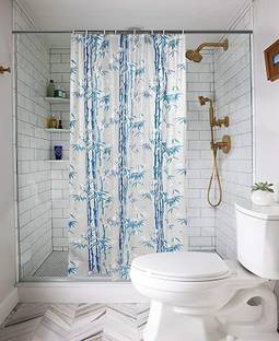 SHAVIN 272 cm (9 ft) Long Door PVC Semi Transparent Curtain Single Curtain