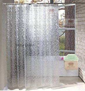 kinderjoy 213 cm (7 ft) PVC Transparent Window Curtain Single Curtain