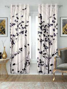 S4v 154 cm (5 ft) Window Polyester Room Darkening Curtain Single Curtain