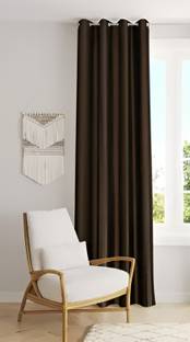 Kanodia Poly Fab 213 cm (7 ft) Polyester Room Darkening Door Curtain Single Curtain