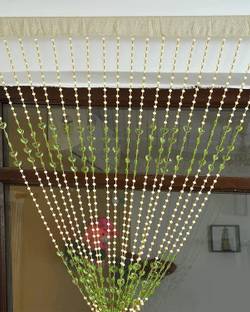 ARVI Deco 214 cm (7 ft) Blends Transparent Door Curtain Single Curtain