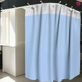 Casanest 213 cm (7 ft) Long Door PVC Room Darkening Curtain Single Curtain