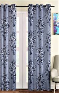 Fashion String 153 cm (5 ft) Polyester Semi Transparent Window Curtain Single Curtain