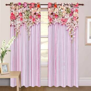 AAI 274 cm (9 ft) Polyester Room Darkening Long Door Curtain Single Curtain