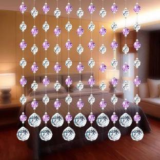 LightWave 90 cm (3 ft) Polyester Semi Transparent Window Curtain (Pack Of 10)