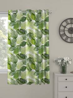 OASIS 152 cm (5 ft) Window Cotton Curtain Single Curtain