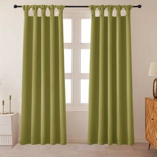 HOMEMONDE 182.88 cm (6 ft) Polyester Blackout Window Curtain (Pack Of 2)