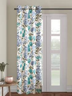 Trance Home Linen 213.36 cm (7 ft) Cotton Semi Transparent Door Curtain Single Curtain