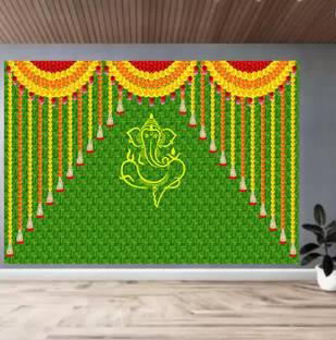 HARSHAD CREATION 243 cm (8 ft) Polyester Semi Transparent Window Curtain Single Curtain