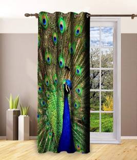 vn hub 214 cm (7 ft) Polyester Room Darkening Door Curtain Single Curtain