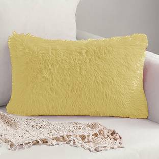 PriMaryHoMe Fur Cushions Cover