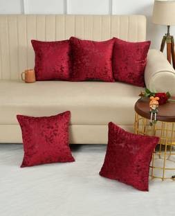 Kraftiq Homes Velvet Cushions Cover