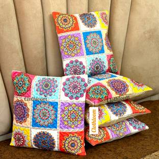 Clothloom Cotton, Dupion Silk Cushions Cover