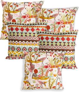 Teal By Chumbak Polyester Cushions Cover
