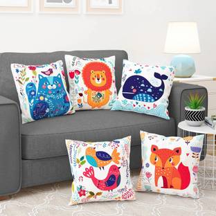 Story@home Satin, Linen Cushions Cover