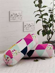 Rabhnoor Microfiber Bolsters Cover