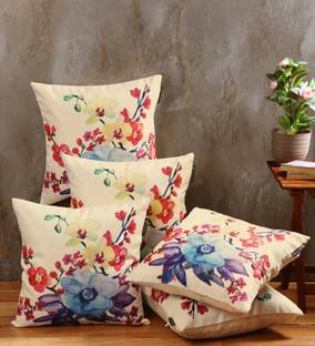 ROMEE Jute, Polyester Cushions Cover