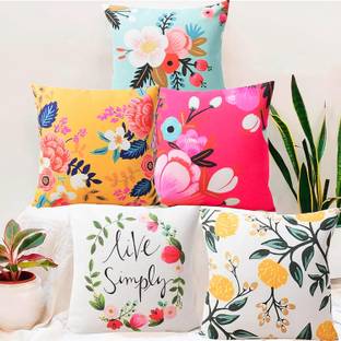 KANUSHI Jute, Dupion Silk Cushions Cover