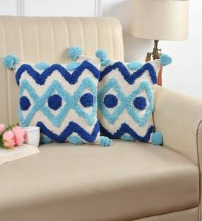 DKDECORATIVE Cotton Cushions Cover
