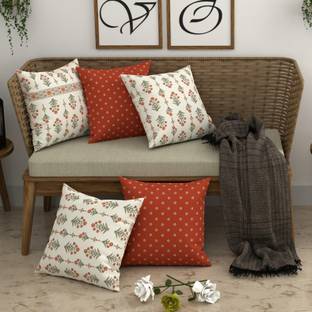 CHHAVI INDIA Microfiber Cushions Cover