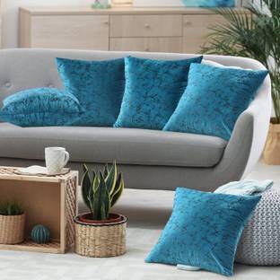 Kraftiq Homes Velvet Cushions Cover