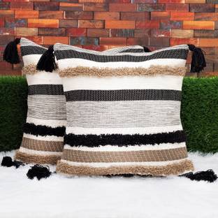 Kravika Cotton, Fur Cushions Cover