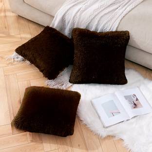 Cozyert Polyester, Fur Cushions & Pillows Cover