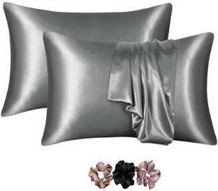 Espresso Satin Pillows Cover