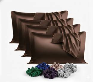 GLAVO Silk, Satin Pillows Cover