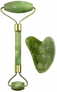 Vekaa Face Roller massager women men ade Stone Facial Roller Skin Care Massager Dual Ended Cuticle Pusher