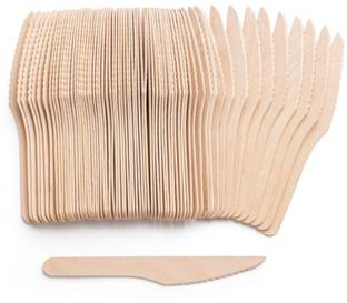 Prakritii Cultivating Green PRAKRITII 160mm Disposable Wooden Knife | Eco-Friendly Disposable Wooden Cutlery Set