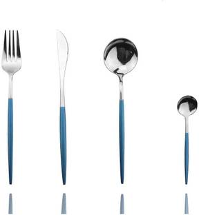 Naidev spoon silver set for 1 person Stainless Steel Cutlery Set
