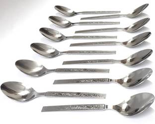 Unicus Designed Stainless steel Table & Dinner Spoon set (12 Pcs) Stainless Steel Cutlery Set