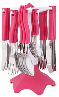 TATHASTU ENTERPRISE Plastic, Stainless Steel Cutlery Set