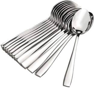 ARSCART Steel spoon 12pcs, 16cm Stainless Steel Cutlery Set