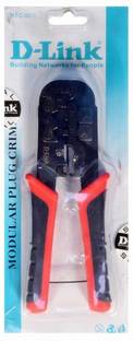 D-Link NTC-001 Dlink Crimping Tool Wire Cable Stripper Cutter RJ 45 LAN Modular Plugs RJ45 Connectors 8P 6P 4P Ethernet Cable Connectors Manual Crimper Tool Wire Connector