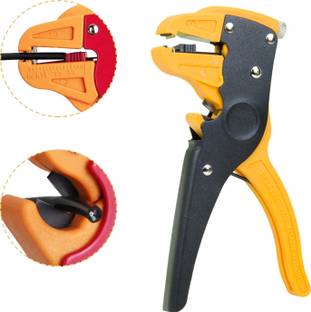 Point Zero Self Adjusting Cable Wire Insulation Stripper Cutter Automatic Tool - Heavy Duty Wire Cutter