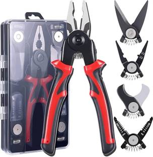 shiv store 5 in 1 All Purpose Versatile Heavy Duty Tool Kit,Multifunctional Pliers Lineman Plier