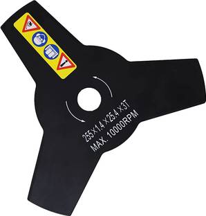 AEGON 3 Teeth Blade Attachment for Brush Cutter/Grass Cutter/Trimmer/Crop Cutter /Trimmer Strimmer/Suitable for All Type of Brush Cutter Metal Cutter Wood Cutter